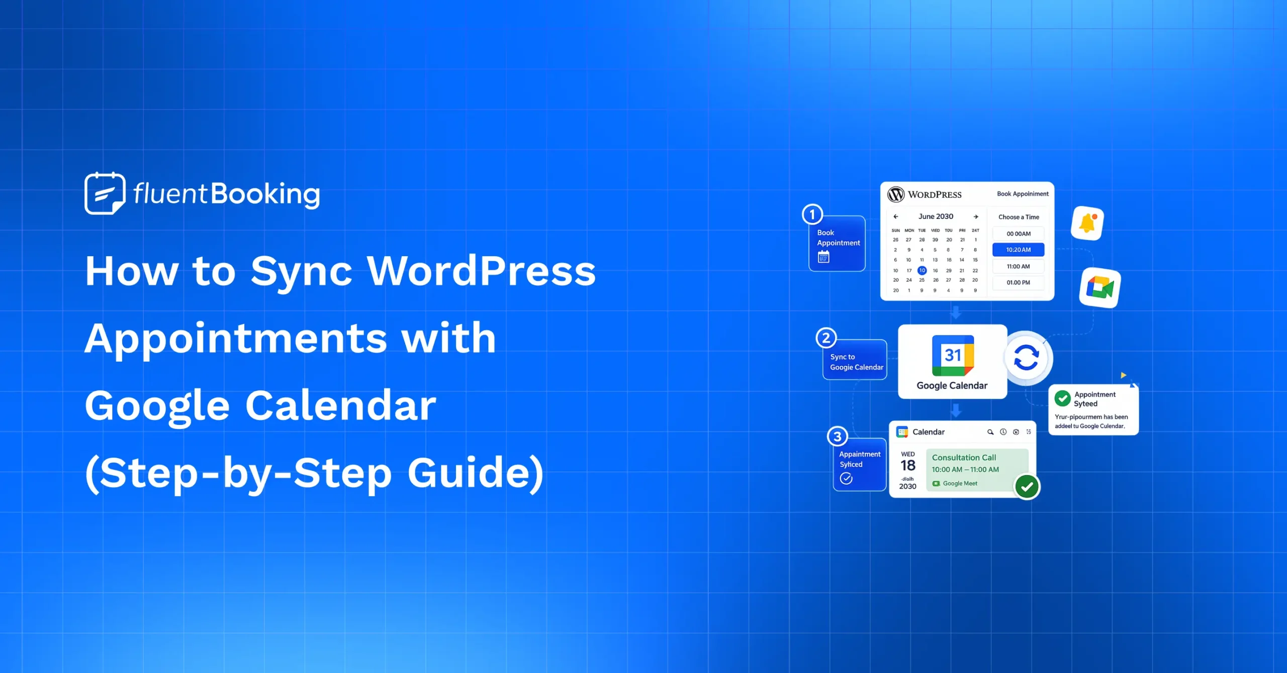 sync appointments in google calendar