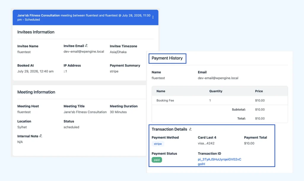 verify booking