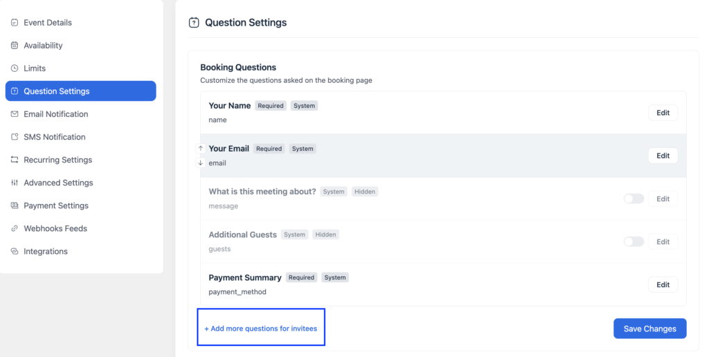 Customize the Booking Form