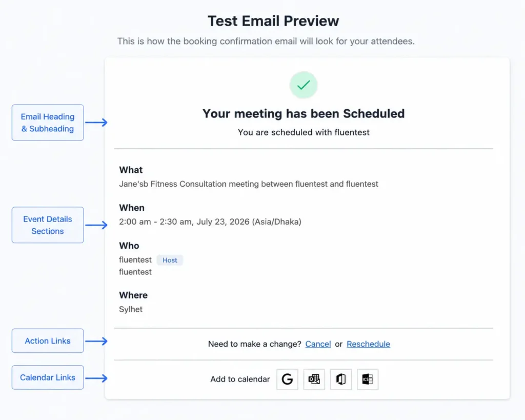  Test the Email preview