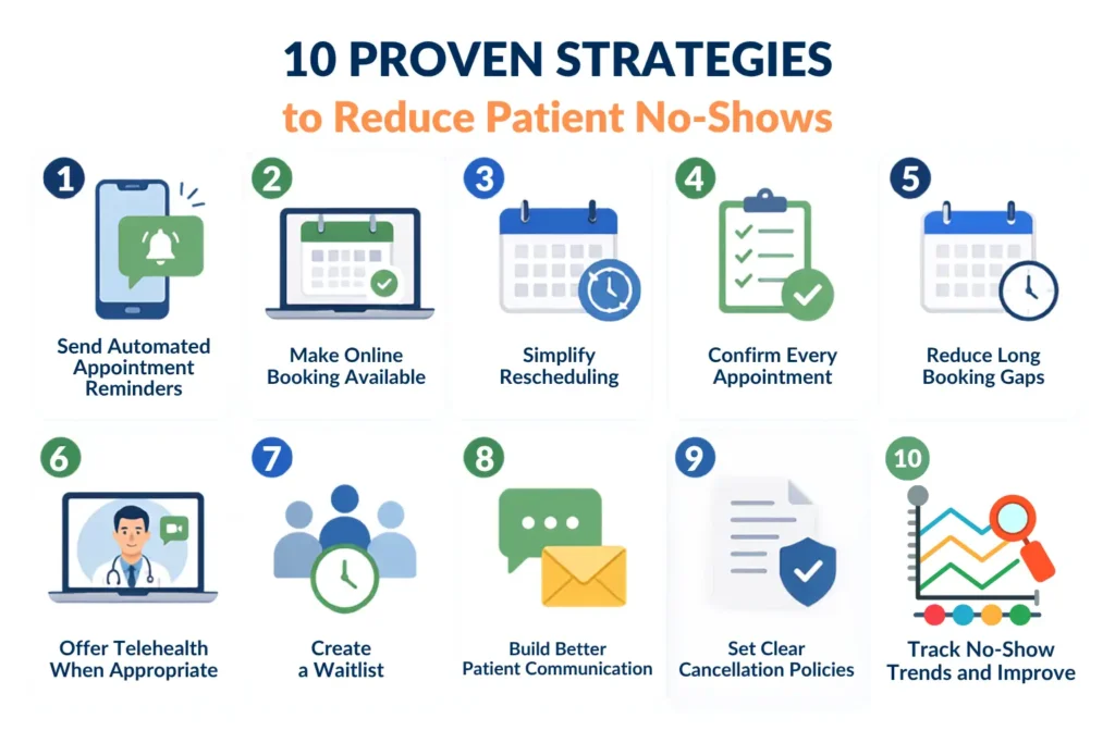10 Proven Strategies to Reduce Patient No-Shows
