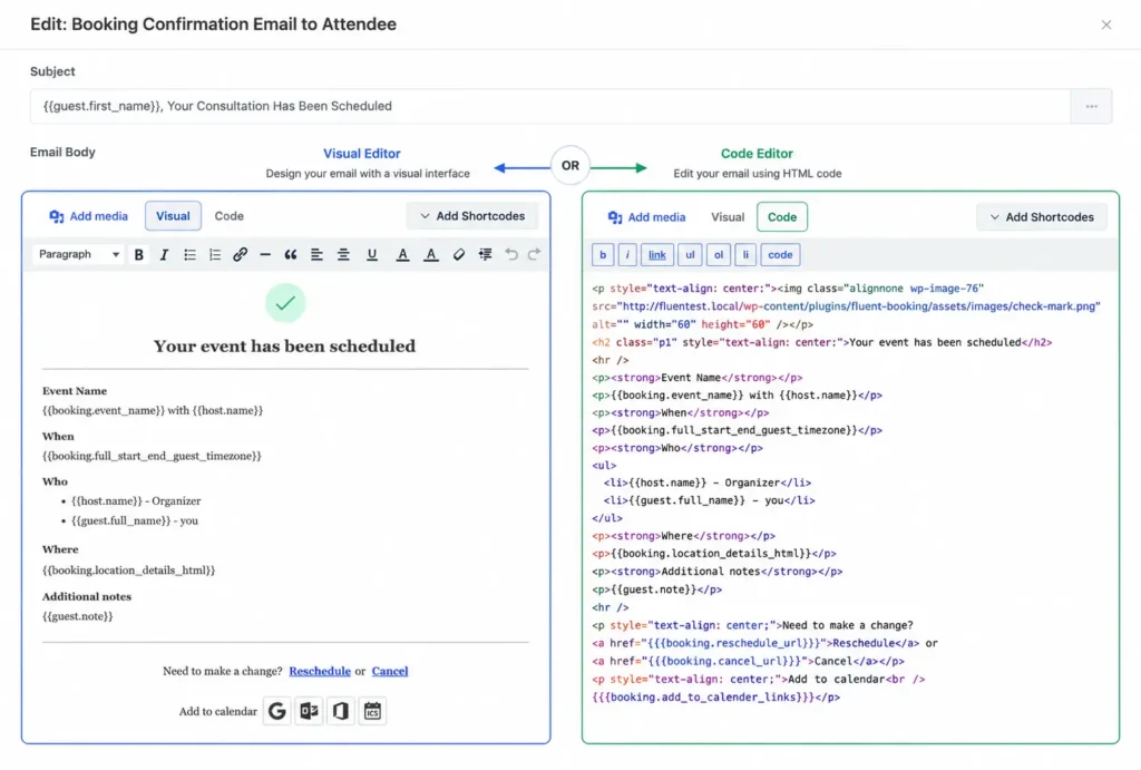 Customize the Email Content