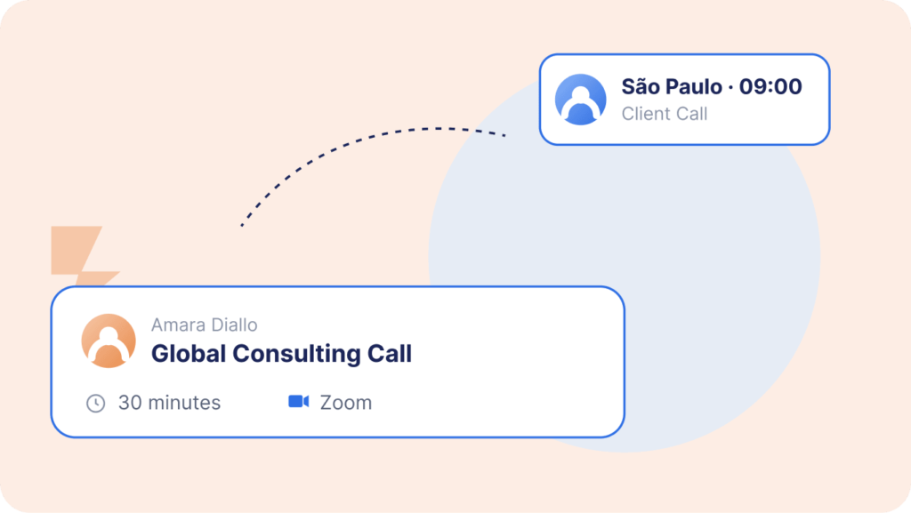 connect with zoom at any time and location
