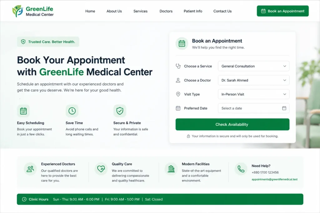 sample demo site