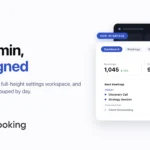 FluentBooking 2.3.0 release banner announcing the fully redesigned admin interface