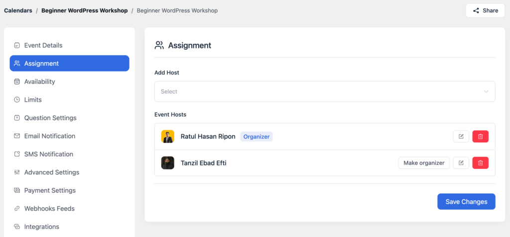 Manage the Hosts