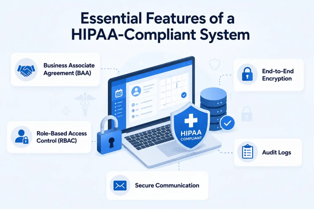 Essential Features of a HIPAA-Compliant System