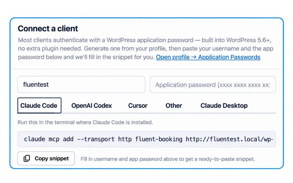 connect mcp client