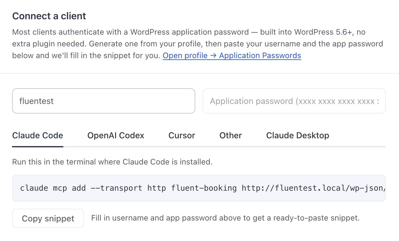 connect client for mcp