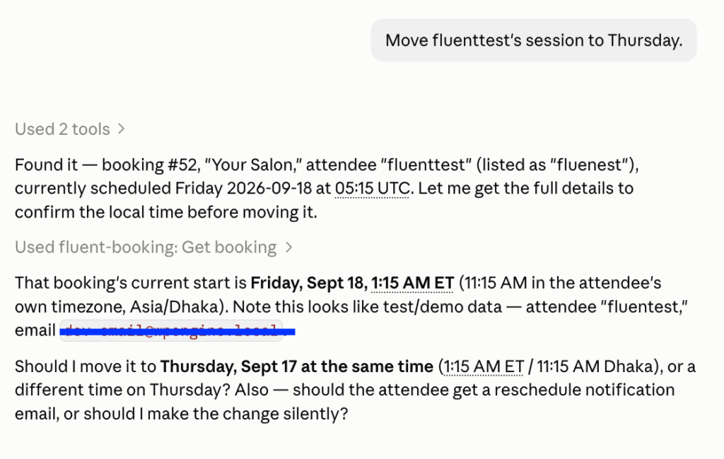 Reschedule an Appointment