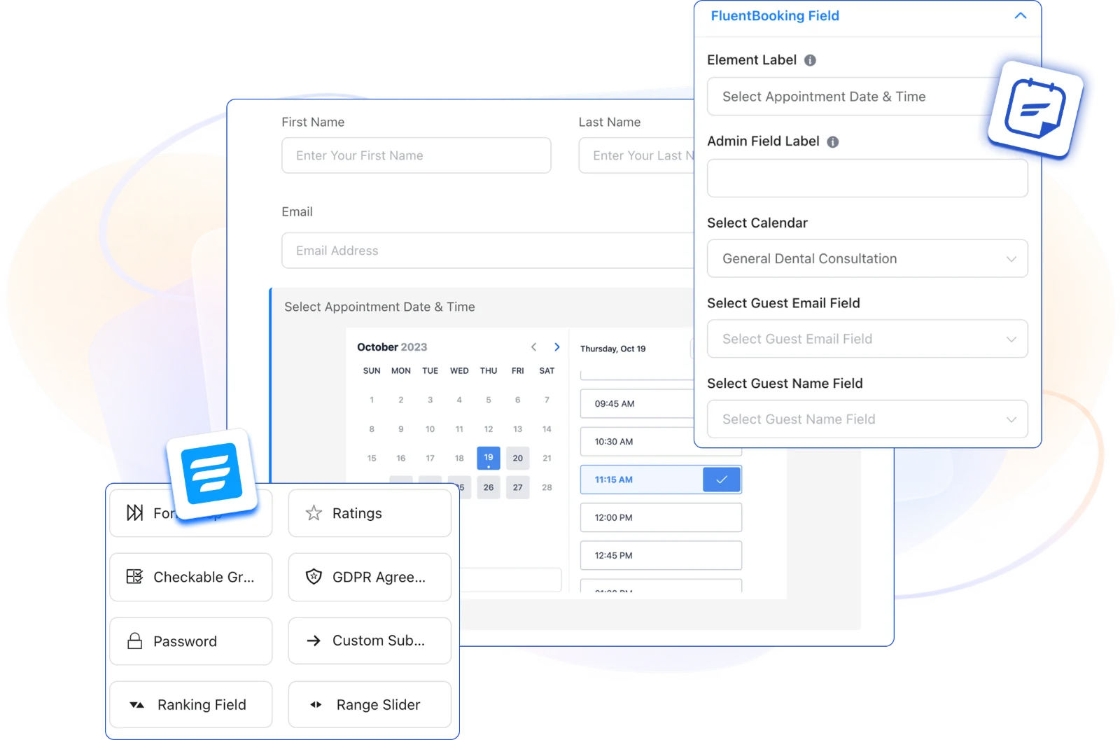 fluentbooking-fluentforms-integration
