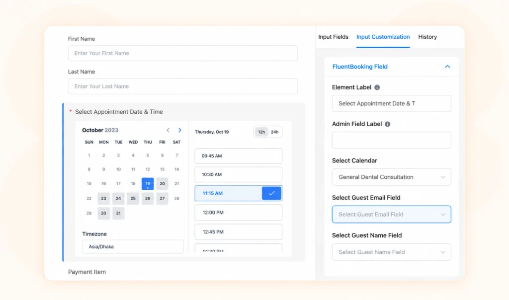  Forms and Appointment Scheduling Together