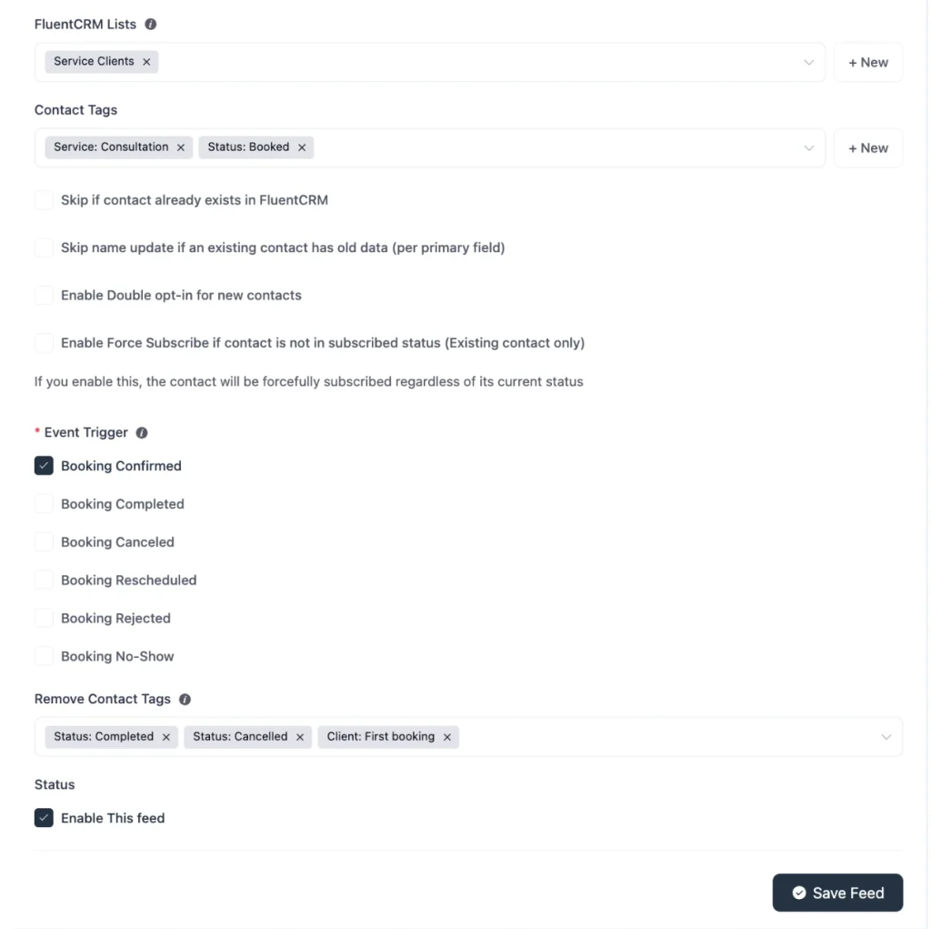 Tag Clients by Service